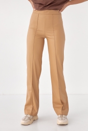 Штани з екошкіри класичного фасону TOP20TY