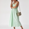 Однотонний сарафан із резинкою на талії Foli women  LX-10363942