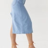 Джинсовая юбка с асимметрией  LX-10446912