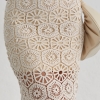 Ажурная юбка миди с разрезом  LX-10459019