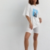 Костюм з футболкою oversize та велосипедками  LX-10461647