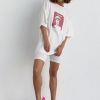 Жіночий костюм з футболкою oversize та велосипедками  LX-10466647