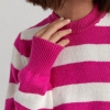 В'язаний джемпер oversize в смужку  LX-10475033