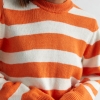 В'язаний джемпер oversize в смужку  LX-10475034