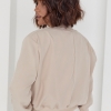 Женская куртка-бомбер с накладными карманами  LX-10489826