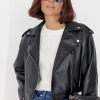 Женская куртка-косуха из кожзама  LX-10492509