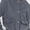 Женская куртка из букле на кнопках  LX-10494010