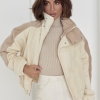 Короткая женская куртка из мягкого кашемира  LX-10495519