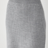 Женская юбка миди в широкий рубчик  LX-10509210