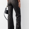 Женские кожаные штаны в винтажном стиле  LX-10520128