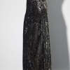 Длинная бархатная юбка с пайетками  LX-10522909