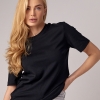 Базовая однотонная женская футболка  LX-10558509