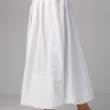 Длинная юбка А-силуэта с резинкой на талии  LX-10559701