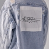 Женская джинсовая рубашка с рваным декором  LX-10565312