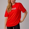 Трикотажная футболка с надписью Good vibes  LX-10572121