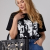 Трикотажная футболка с принтом Marilyn Monroe  LX-10572209