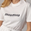 Женская футболка с надписью Miu Miu  LX-10573747