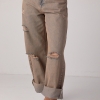 Джинси baggy з рваними елементами  LX-10575015