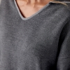 Жіночий костюм oversize з вільними штанами та кофтою-поло  LX-10599622