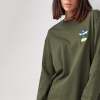 Трикотажний лонгслів oversize з вишитим ведмедиком  LX-10613816