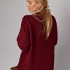 Жіночий подовжений в'язаний джемпер oversize  LX-10614235