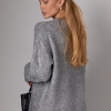 Жіночий подовжений в'язаний джемпер oversize  LX-10614210