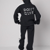 Теплий спортивний костюм жіночий з написом Don't quit  LX-10615709