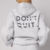 Теплий спортивний костюм жіночий з написом Don't quit  LX-10615711
