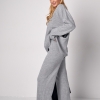 Жіночий костюм oversize у рубчик зі штанами палаццо  LX-10616010