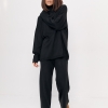 Теплий жіночий в'язаний костюм oversize  LX-10620209
