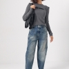 Джинси Baggy з кокеткою та декоративними швами  LX-10634223
