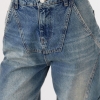 Джинси Baggy з кокеткою та декоративними швами  LX-10634223