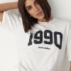 Футболка oversize з принтом 1990  LX-10641247