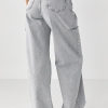 Джинси  Wide Leg  з розрізами на стегнах  LX-10650110
