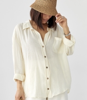 Муслінова сорочка на ґудзиках