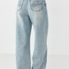 Джинси Wide leg з ефектом бруду  LX-10680812