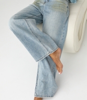 Джинси Wide leg з ефектом бруду