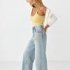 Джинси Wide leg з ефектом бруду  LX-10680812