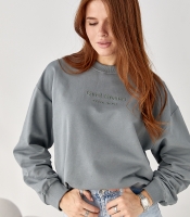 Світшот із об'ємним написом