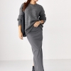В'язаний жіночий джемпер oversize  LX-10684910