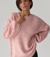 Подовжений джемпер легкої в'язки