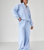 Теплий спортивний костюм з написами