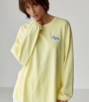 Лонг вільного фасону з написом