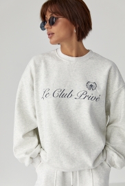 Утеплений світшот із написами