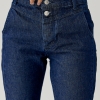 Джинси  fit  із застібкою на ґудзиках  LX-10695423