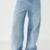 Джинси Baggy з підгорнутим поясом  LX-10696740