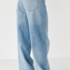 Джинси Baggy з підгорнутим поясом  LX-10696740