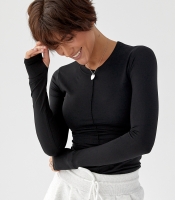 Однотонний лонг із еластичної тканини