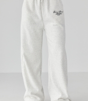 Утеплені спортивні штани з написом