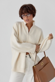 В'язаний кардиган оверсайз на блискавці